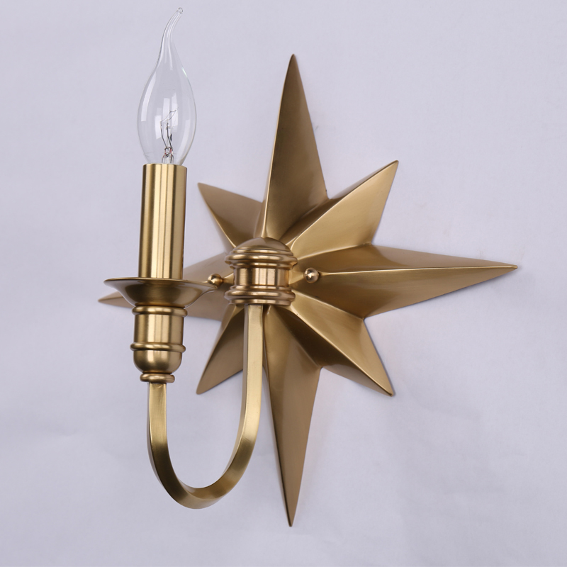 Бра Base Star Wall lamp Single Латунь Бра Base Star Wall lamp Single Латунь в Рязани | Loft Concept