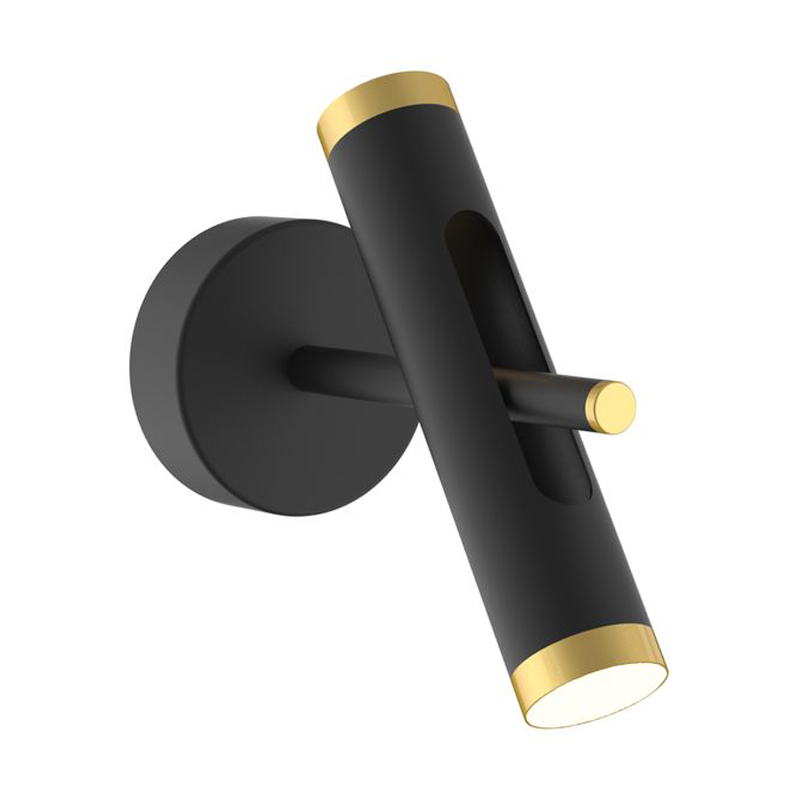 Бра Rainer Sconce black Черный Золотой Бра Rainer Sconce black Черный Золотой в Рязани | Loft Concept