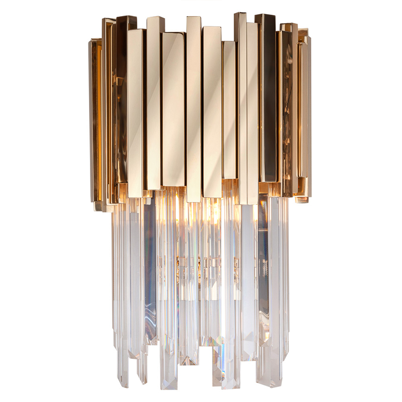 Бра Luxxu Modern Cascade Wall Lamp Gold 40 Золотой Прозрачное Стекло Бра Luxxu Modern Cascade Wall Lamp Gold 40 Золотой Прозрачное Стекло в Рязани | Loft Concept