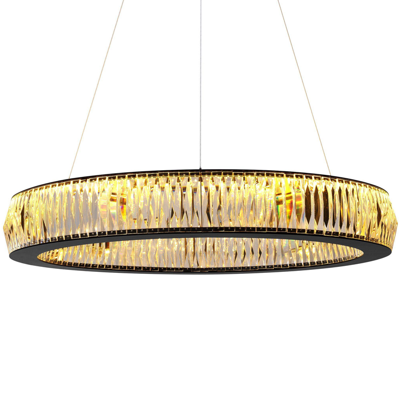 Люстра Eichholtz Chandelier Vancouver L Черный Прозрачный (Transparent) Люстра Eichholtz Chandelier Vancouver L Черный Прозрачный (Transparent) в Рязани | Loft Concept