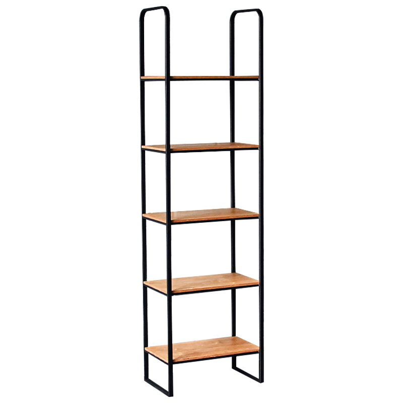 Стеллаж Buster Industrial Metal Rust Rack Древесина Черный Стеллаж Buster Industrial Metal Rust Rack Древесина Черный в Рязани | Loft Concept