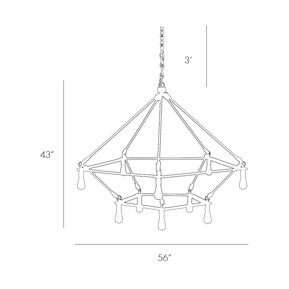 Люстра Arteriors MCINTYRE TWO TIERED CHANDELIER Люстра Arteriors MCINTYRE TWO TIERED CHANDELIER в Рязани