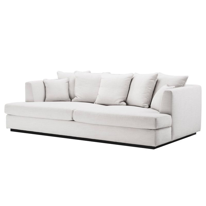 Диван Eichholtz Sofa Taylor Lounge Белый Черный Диван Eichholtz Sofa Taylor Lounge Белый Черный в Рязани | Loft Concept