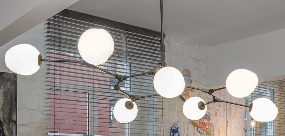 Люстра Сrumpled Bubble White Glass Люстра Сrumpled Bubble White Glass - Loft-Concept в Рязани