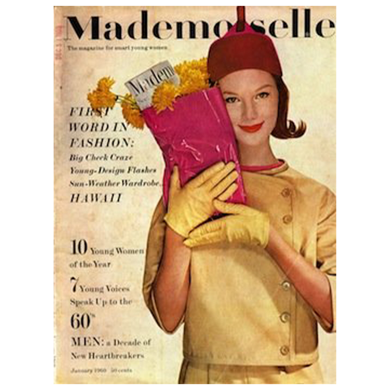 Постер Mademoiselle Cover 1960 January Постер Mademoiselle Cover 1960 January в Рязани | Loft Concept