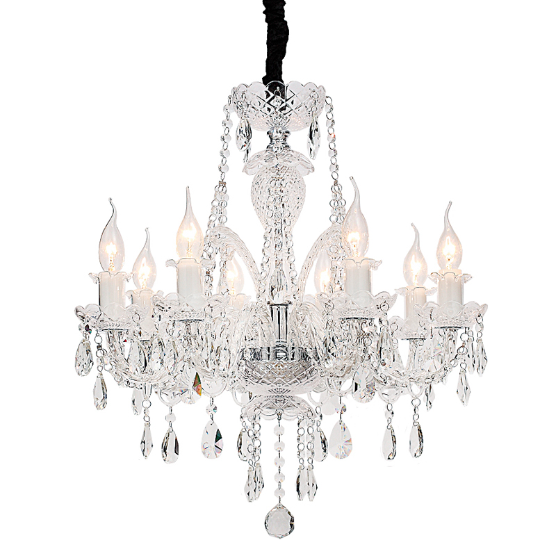 Люстра Markel Chandelier 57 Хром Прозрачный Люстра Markel Chandelier 57 Хром Прозрачный в Рязани | Loft Concept