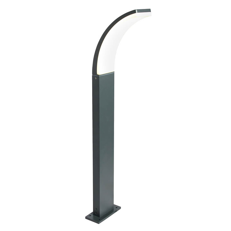 Уличный светильник Bogen Street Lamp Черный Белый Уличный светильник Bogen Street Lamp Черный Белый в Рязани | Loft Concept