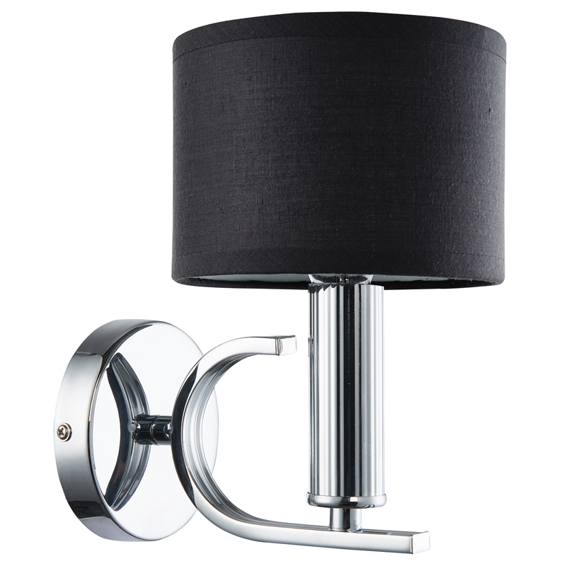 Бра Yvette Sconce Хром Черный Прозрачный Бра Yvette Sconce Хром Черный Прозрачный в Рязани | Loft Concept