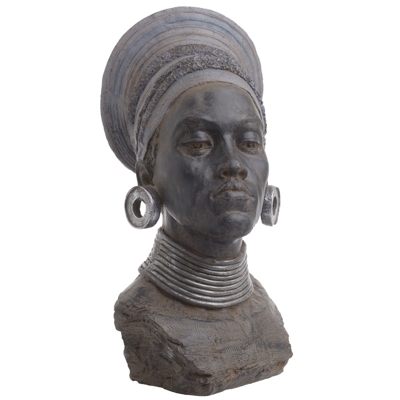 Статуэтка African Woman #2 Бежево-серый Статуэтка African Woman #2 Бежево-серый в Рязани | Loft Concept