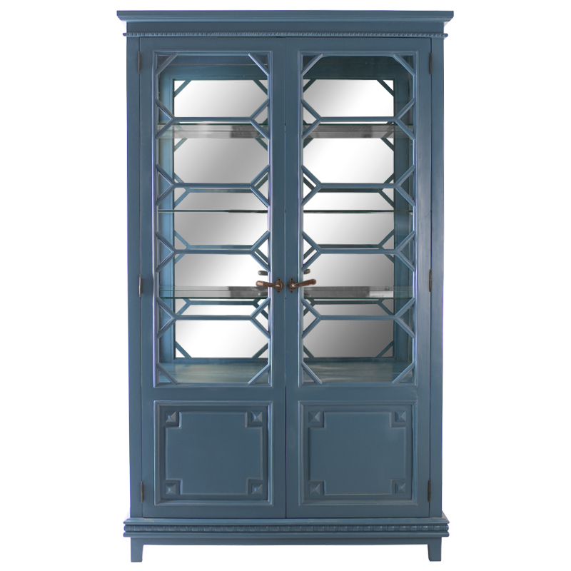 Буфет Ainsley Cabinet Серо-голубой Винтажная латунь Буфет Ainsley Cabinet Серо-голубой Винтажная латунь в Рязани | Loft Concept