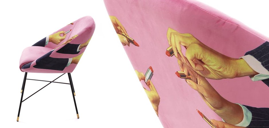 Кресло Seletti Padded Chair Lipsticks Pink Кресло Seletti Padded Chair Lipsticks Pink - Loft-Concept в Рязани