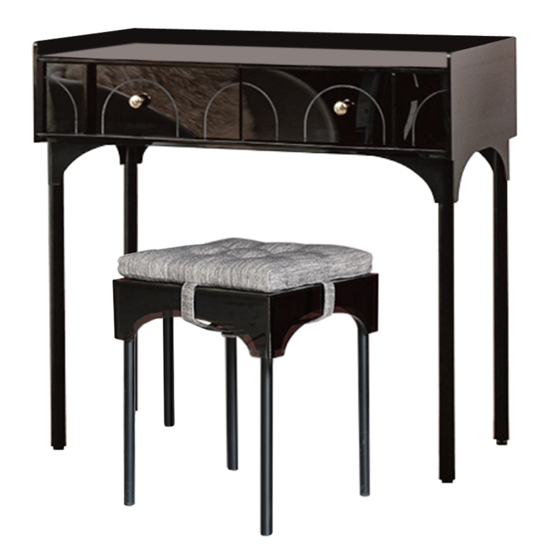 Трельяж из акрила Acrylic Dressing Table Черный Серый Трельяж из акрила Acrylic Dressing Table Черный Серый в Рязани | Loft Concept