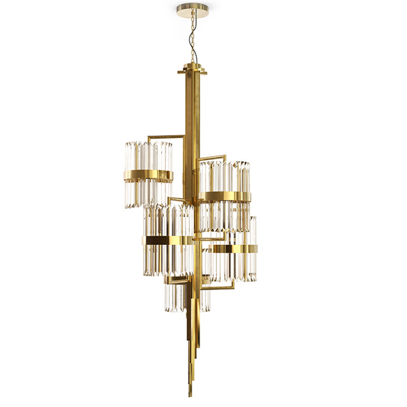 Люстра Luxxu Liberty Chandelier Глянцевое золото Прозрачный Люстра Luxxu Liberty Chandelier Глянцевое золото Прозрачный в Рязани | Loft Concept