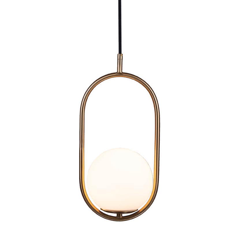 Подвесной светильник B.LUX C Ball oval copper Белый Медь Подвесной светильник B.LUX C Ball oval copper Белый Медь в Рязани | Loft Concept