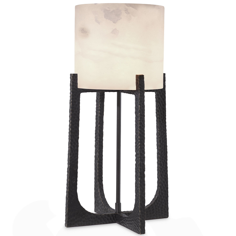 Настольная лампа Eichholtz Table Lamp Frazer S Белый Черный Темная бронза Настольная лампа Eichholtz Table Lamp Frazer S Белый Черный Темная бронза в Рязани | Loft Concept