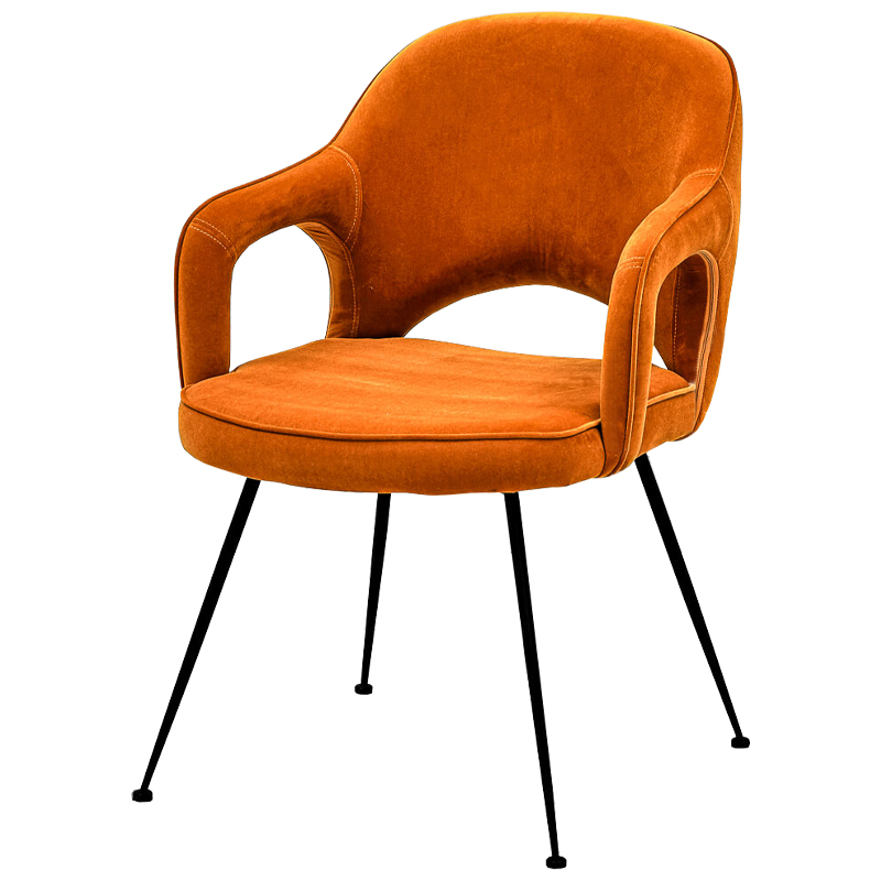 Стул Taube Stool Orange Оранжевый Черный Стул Taube Stool Orange Оранжевый Черный в Рязани | Loft Concept