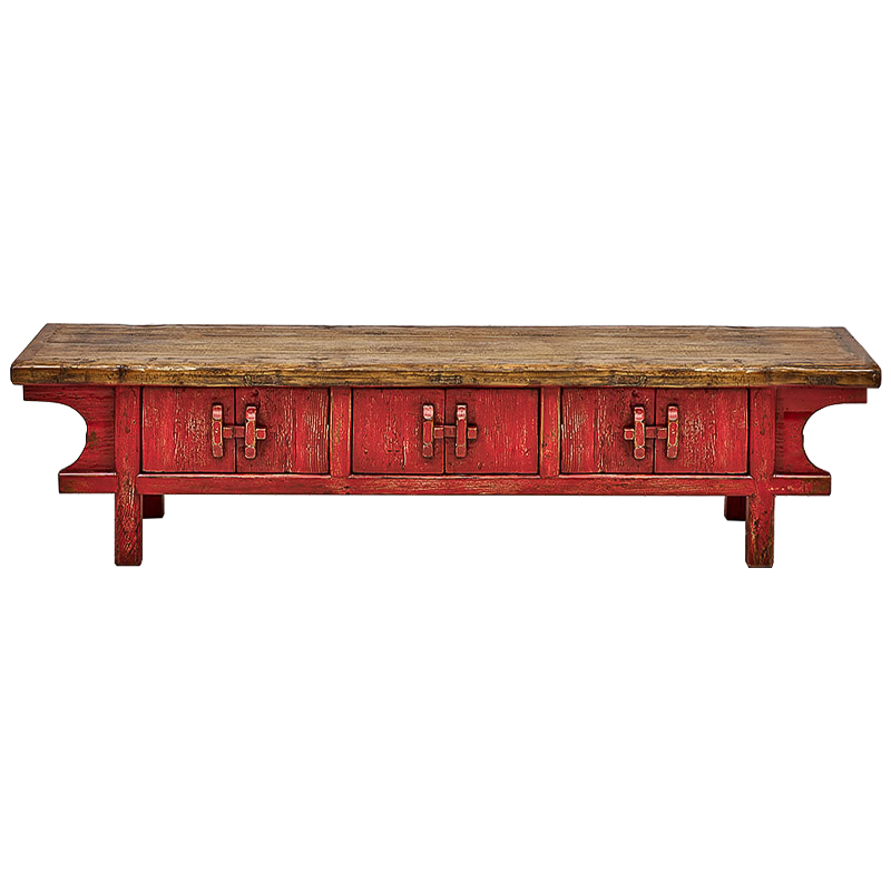 Тумба Chinoiserie TV stand Древесина Красный Тумба Chinoiserie TV stand Древесина Красный в Рязани | Loft Concept
