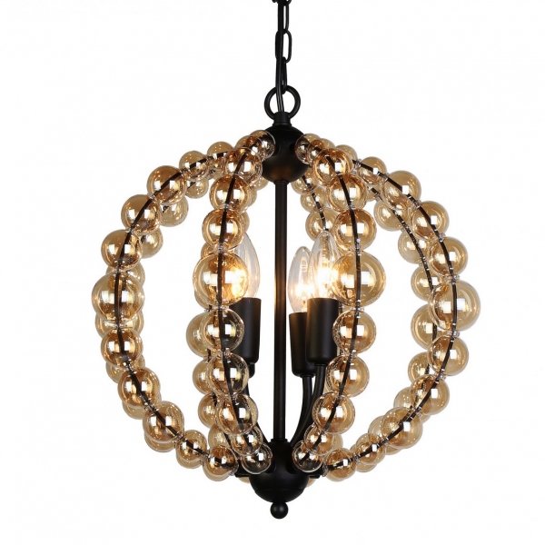 Люстра Amber Bamboo Pendant Черный Янтарь (Amber) Люстра Amber Bamboo Pendant Черный Янтарь (Amber) в Рязани | Loft Concept