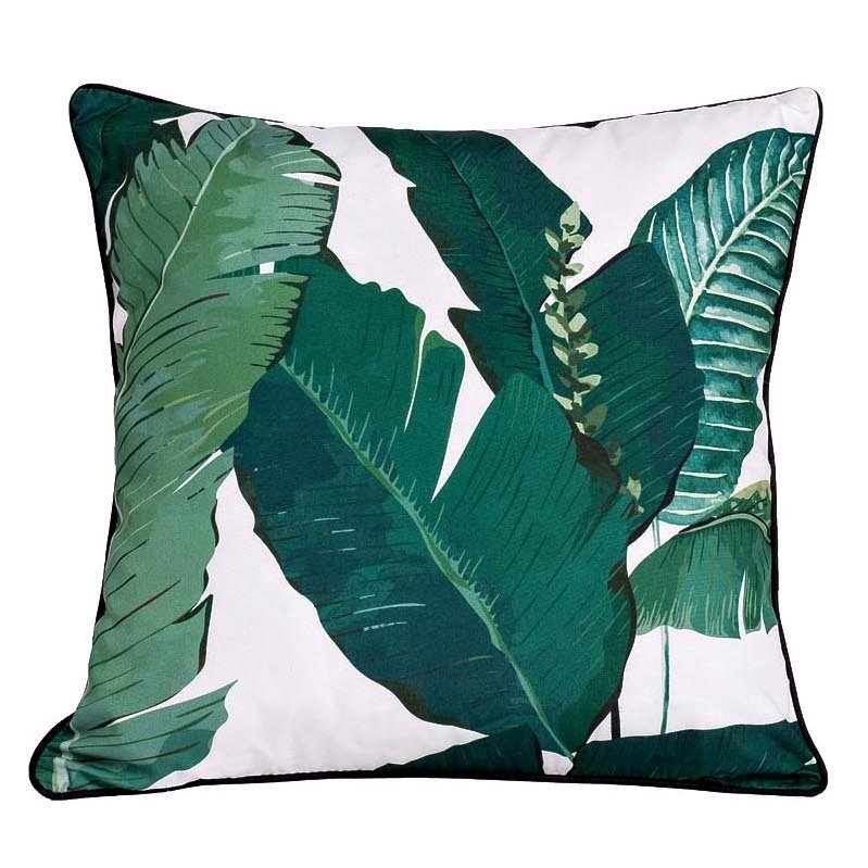 Подушка Tropical Leaves Зеленый Подушка Tropical Leaves Зеленый в Рязани | Loft Concept