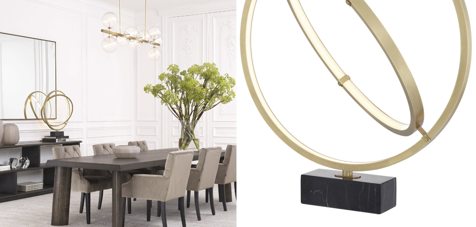 Настольная лампа Eichholtz Table Lamp Cassini Настольная лампа Eichholtz Table Lamp Cassini - Loft-Concept в Рязани