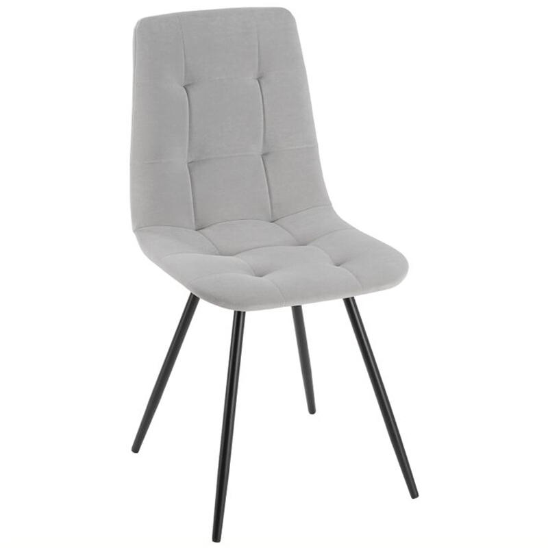 Стул Sargon Chair Светло-серый Черный Стул Sargon Chair Светло-серый Черный в Рязани | Loft Concept