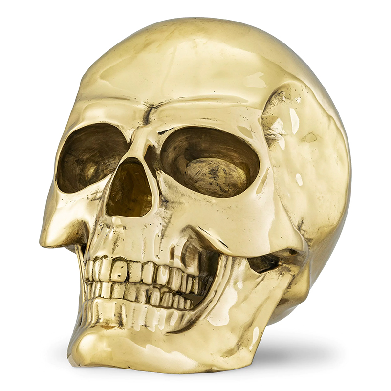 Статуэтка Philipp Plein Gold Skull Element Золотой Статуэтка Philipp Plein Gold Skull Element Золотой в Рязани | Loft Concept