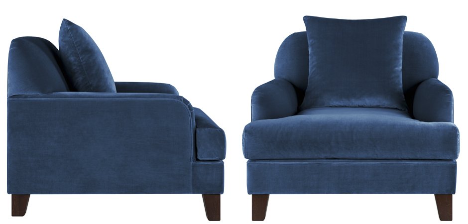 Кресло Grace Deep Blue Кресло Grace Deep Blue - Loft-Concept в Рязани