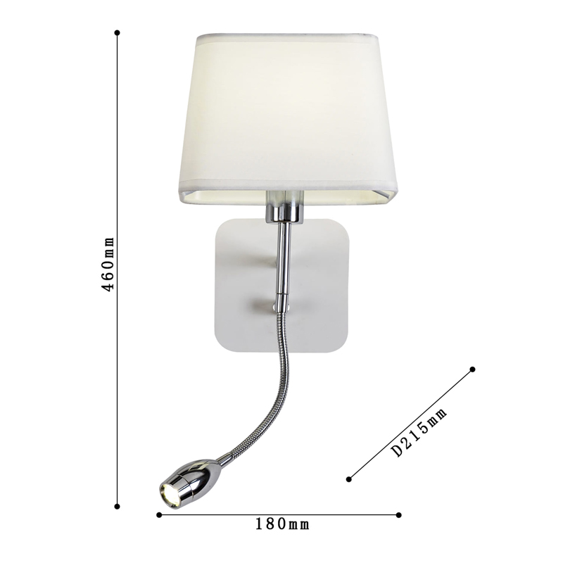 Бра с абажуром и гибким спотом Trumpet Lamp Бра с абажуром и гибким спотом Trumpet Lamp в Рязани