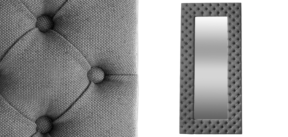 Зеркало Capitone Mirror Gray Зеркало Capitone Mirror Gray - Loft-Concept в Рязани