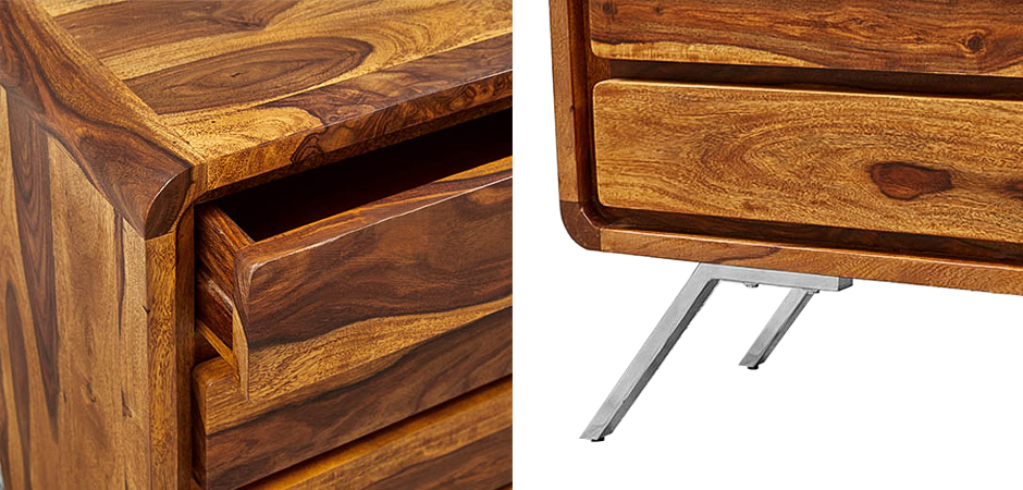Комод деревянный на металлических ножках Liam Wood Commode Комод деревянный на металлических ножках Liam Wood Commode - Loft-Concept в Рязани