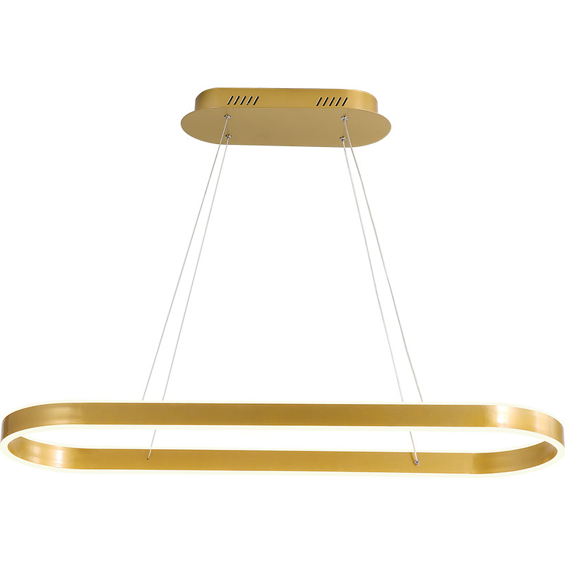 Люстра Ribbon Oval Chandelier Золотой Люстра Ribbon Oval Chandelier Золотой в Рязани | Loft Concept