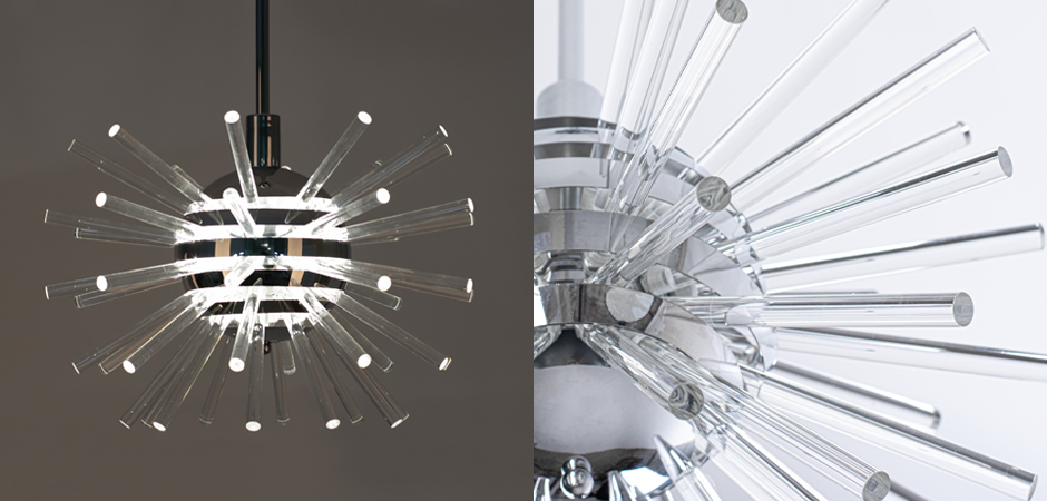Bakalowits Miracle Sputnik Chandelier with Crystal Glass Rods Bakalowits Miracle Sputnik Chandelier with Crystal Glass Rods - Loft-Concept в Рязани
