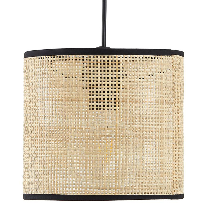 Подвесной светильник Ottar Wicker beige black Бежевый Черный Подвесной светильник Ottar Wicker beige black Бежевый Черный в Рязани | Loft Concept