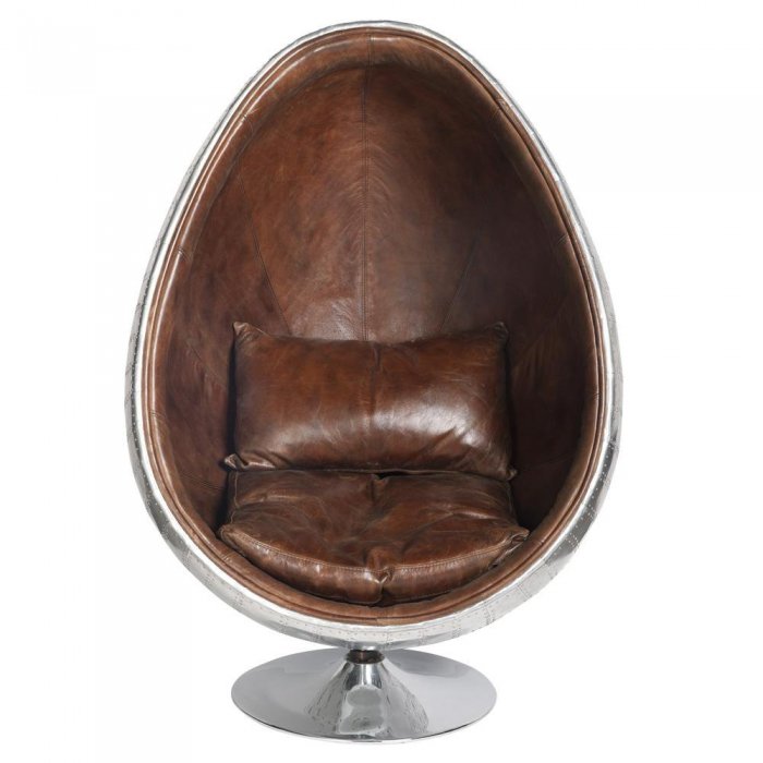 Кресло яйцо Aviator Egg Chair Коричневый в Рязани | Loft Concept 