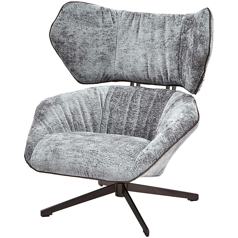 Кресло Holdor Chair Серый Темная бронза Кресло Holdor Chair Серый Темная бронза в Рязани | Loft Concept
