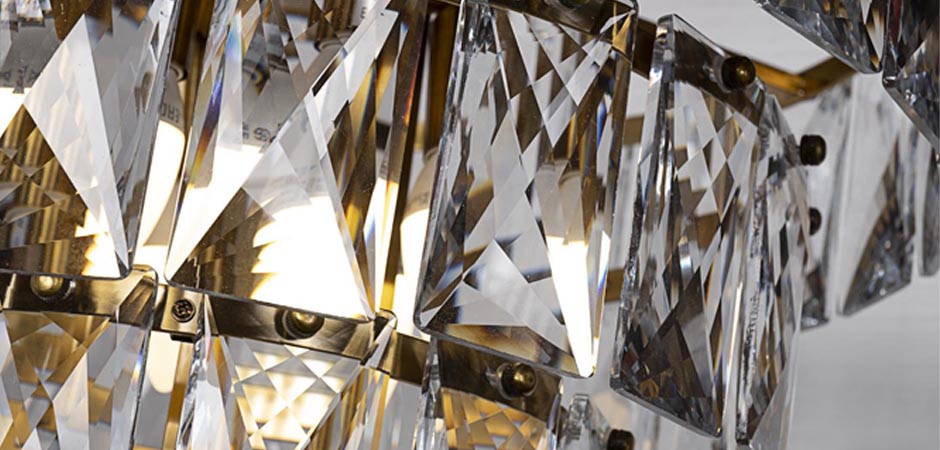 Люстра Tiers Crystal Light Chandelier brass 7 Люстра Tiers Crystal Light Chandelier brass 7 - Loft-Concept в Рязани