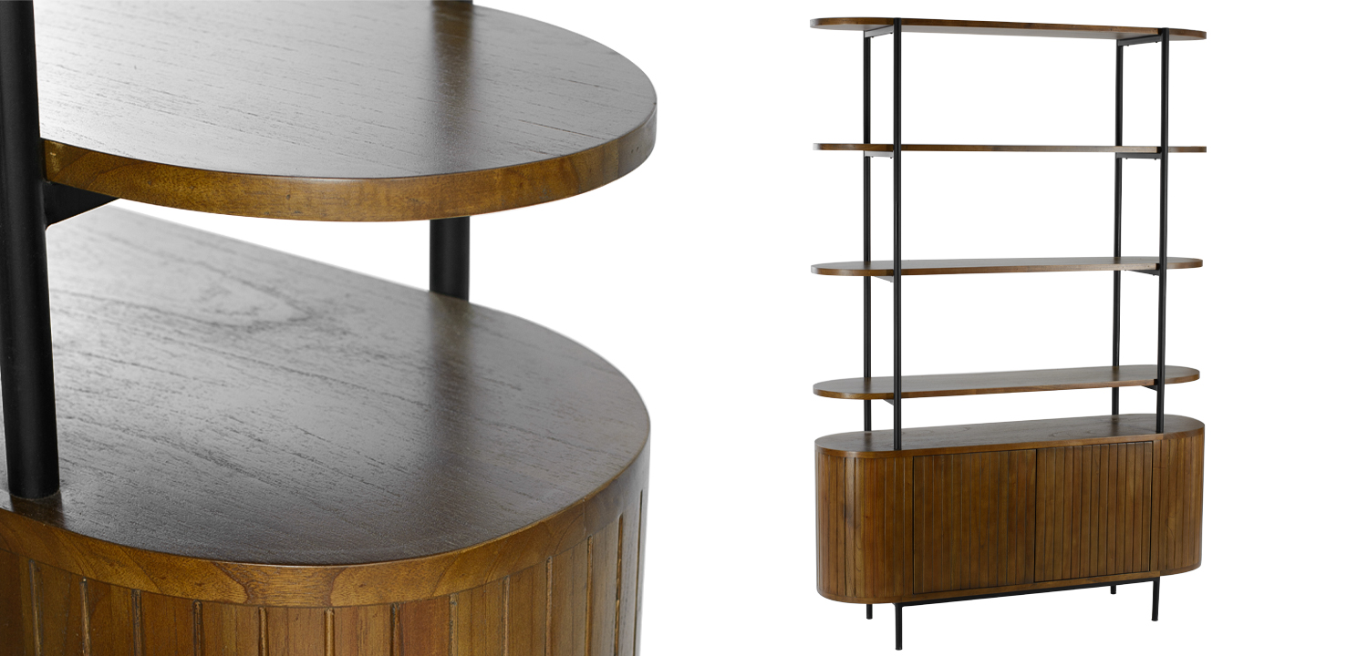 Стеллаж Rockwell Wood Rack - фото