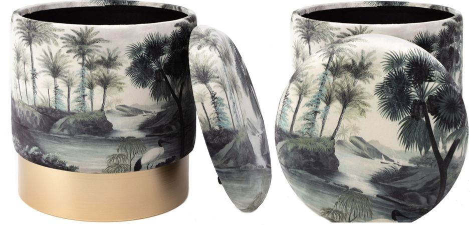 Пуф PUF Jungle Print river&tree small Пуф PUF Jungle Print river&tree small - Loft-Concept в Рязани