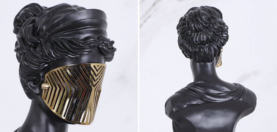 Статуэтка Bust Woman in Mask Статуэтка Bust Woman in Mask - Loft-Concept в Рязани