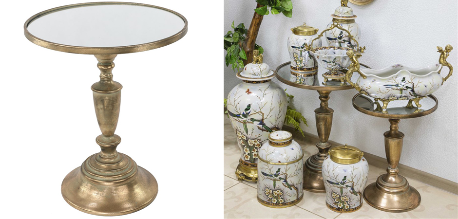 Приставной стол Table Bronze Glass Приставной стол Table Bronze Glass - Loft-Concept в Рязани