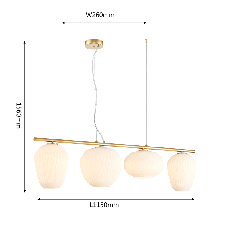 Люстра Foscarini c Белыми Плафонами Люстра Foscarini c Белыми Плафонами в Рязани