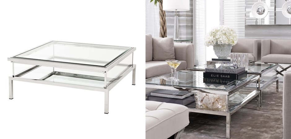 Журнальный стол Eichholtz Coffee Table Harvey Журнальный стол Eichholtz Coffee Table Harvey - Loft-Concept в Рязани