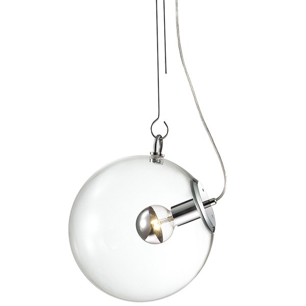 Подвесной светильник Miconos Pendant Хром Прозрачный Подвесной светильник Miconos Pendant Хром Прозрачный в Рязани | Loft Concept
