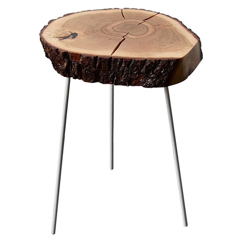 Приставной стол Grant Industrial Metal Rust Side Table Светлый дуб Коричневый Черный Приставной стол Grant Industrial Metal Rust Side Table Светлый дуб Коричневый Черный в Рязани | Loft Concept