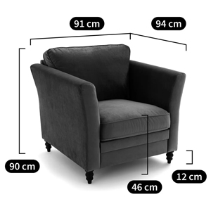 Кресло с обивкой из хлопкового велюра Porter Green Armchair Кресло с обивкой из хлопкового велюра Porter Green Armchair в Рязани