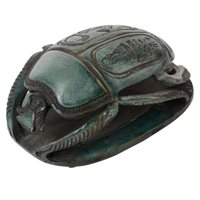 Статуэтка Скарабей Scarab Beetle dark green 2 Зеленый Статуэтка Скарабей Scarab Beetle dark green 2 Зеленый в Рязани | Loft Concept