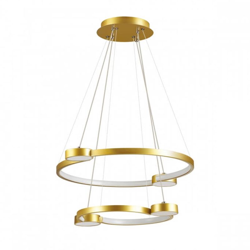 Люстра Lerida Round Золотая Золотой Люстра Lerida Round Золотая Золотой в Рязани | Loft Concept
