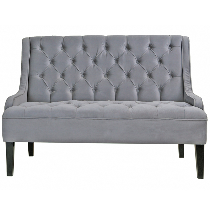 Диван Folket Sofa velour gray Серый (Gray) Диван Folket Sofa velour gray Серый (Gray) в Рязани | Loft Concept