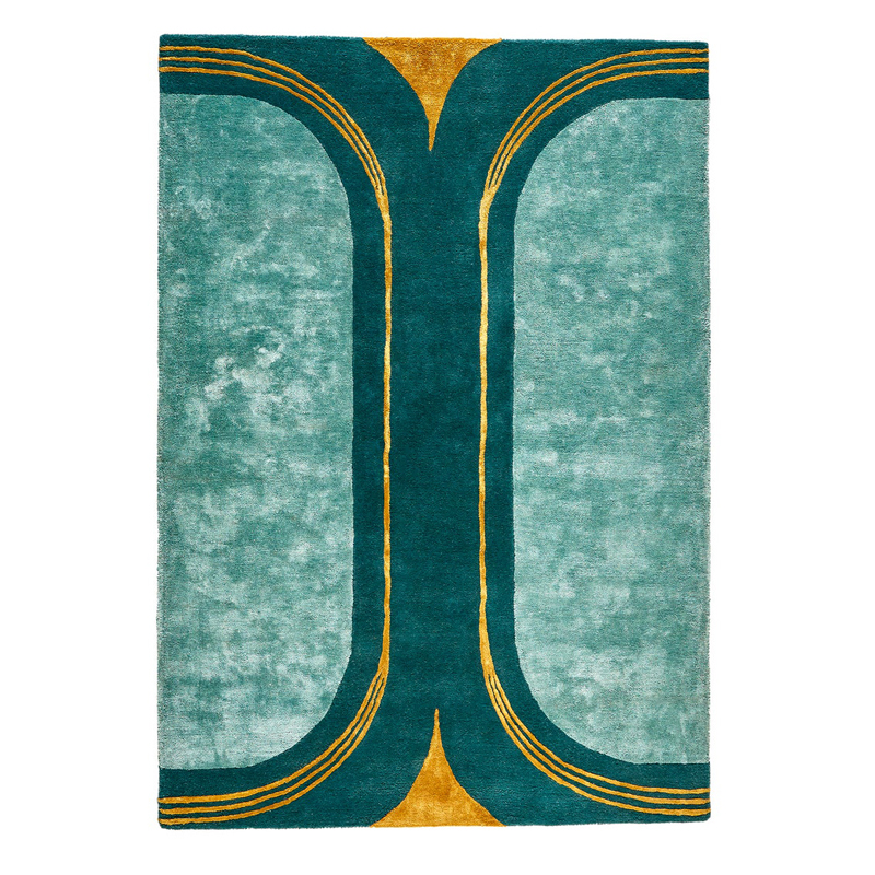 Ковер Carpet Green & Gold Мульти Ковер Carpet Green & Gold Мульти в Рязани | Loft Concept