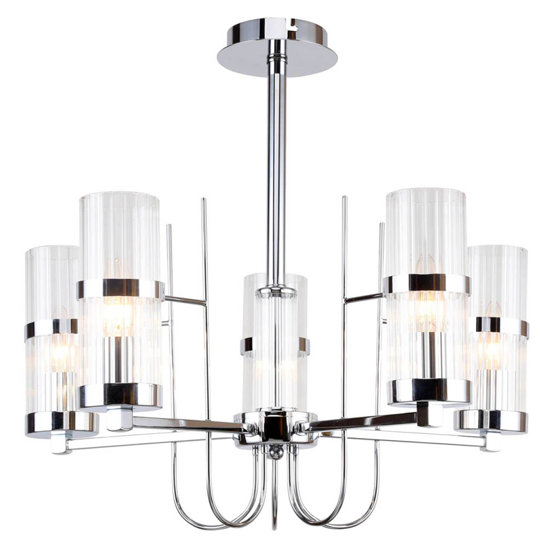 Люстра Circle Dance Glass Chrome Хром Люстра Circle Dance Glass Chrome Хром в Рязани | Loft Concept